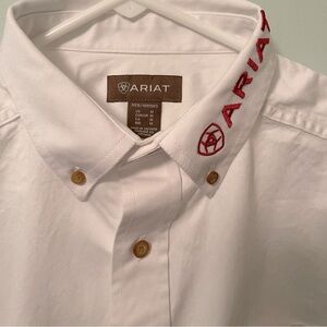 Ariat Men’s white long sleeve Size M